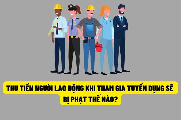 Thu tiền người lao động khi tham gia tuyển dụng lao động có thể bị xử phạt hành chính lên đến 3.000.000 đồng?