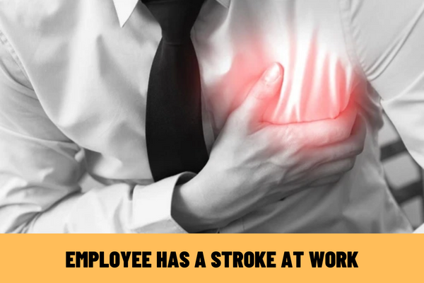If an employee has a stroke at work, is it considered an occupational accident? In case of death due to an occupational accident, what benefits are entitled to?