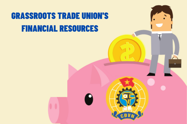 How are grassroots trade union funds used and allocated for expenditure?