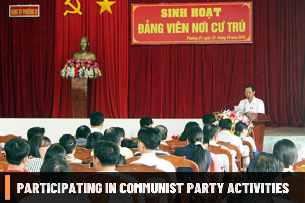What documents need to be prepared to transfer official communist party activities in Vietnam and in what order?
