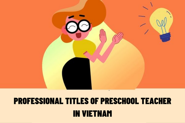 How many professional titles of preschool teacher in Vietnam are there? Is it correct to remove foreign language and informatics certificates for preschool teachers?