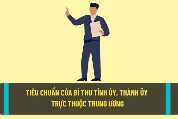 Tiêu chuẩn của bí thư tỉnh ủy, thành ủy trực thuộc Trung ương là như thế nào? Tiêu chuẩn của Chủ tịch Hội đồng nhân dân tỉnh?