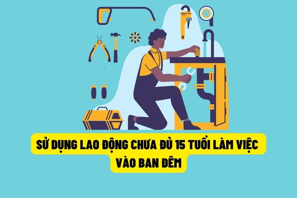 Sử dụng người lao động chưa đủ 15 tuổi đề làm việc vào ban đêm thì Công ty có thể bị xử phạt hành chính lên đến 50.000.000 đồng?