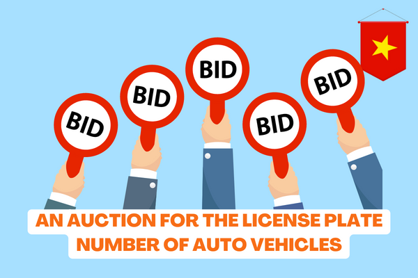 Vietnam: Is there an auction for the license plate number of auto vehicles? What benefits will the winner of the license plate auction get? 
